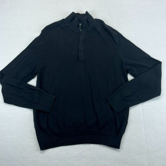 Banana Republic 1/4 Zip Pullover Medium Men's Silk Blend - Picture 1 of 11